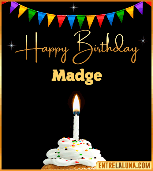 GiF Happy Birthday Madge
